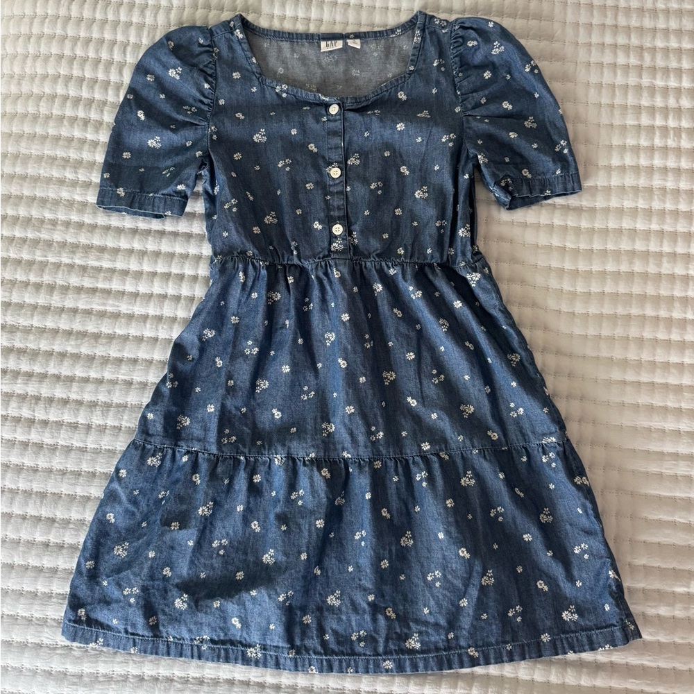 GAP Blue Floral Kids Dress